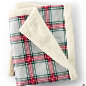 Sherpa Fleece Throw Blanket
